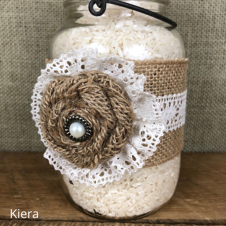 Set Of 5 Mason Jar Sleeves Burlap Jar Sleeves Farmhouse Etsy