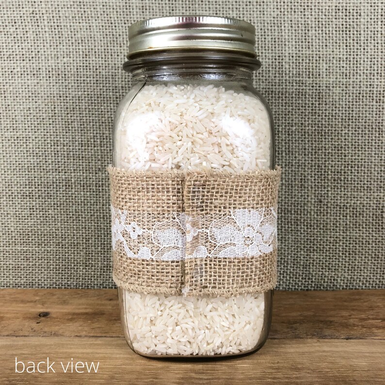 Set Of 5 Mason Jar Sleeves Burlap Jar Sleeves Farmhouse Etsy