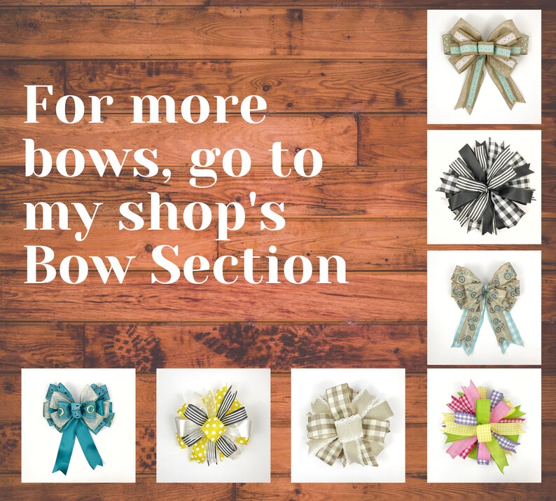 Floral Spring And Summer Bow Colorful Bow Pastel Color Bow Floral Bow For Lamppost Bow For Summer Wreath Nursery Bow
