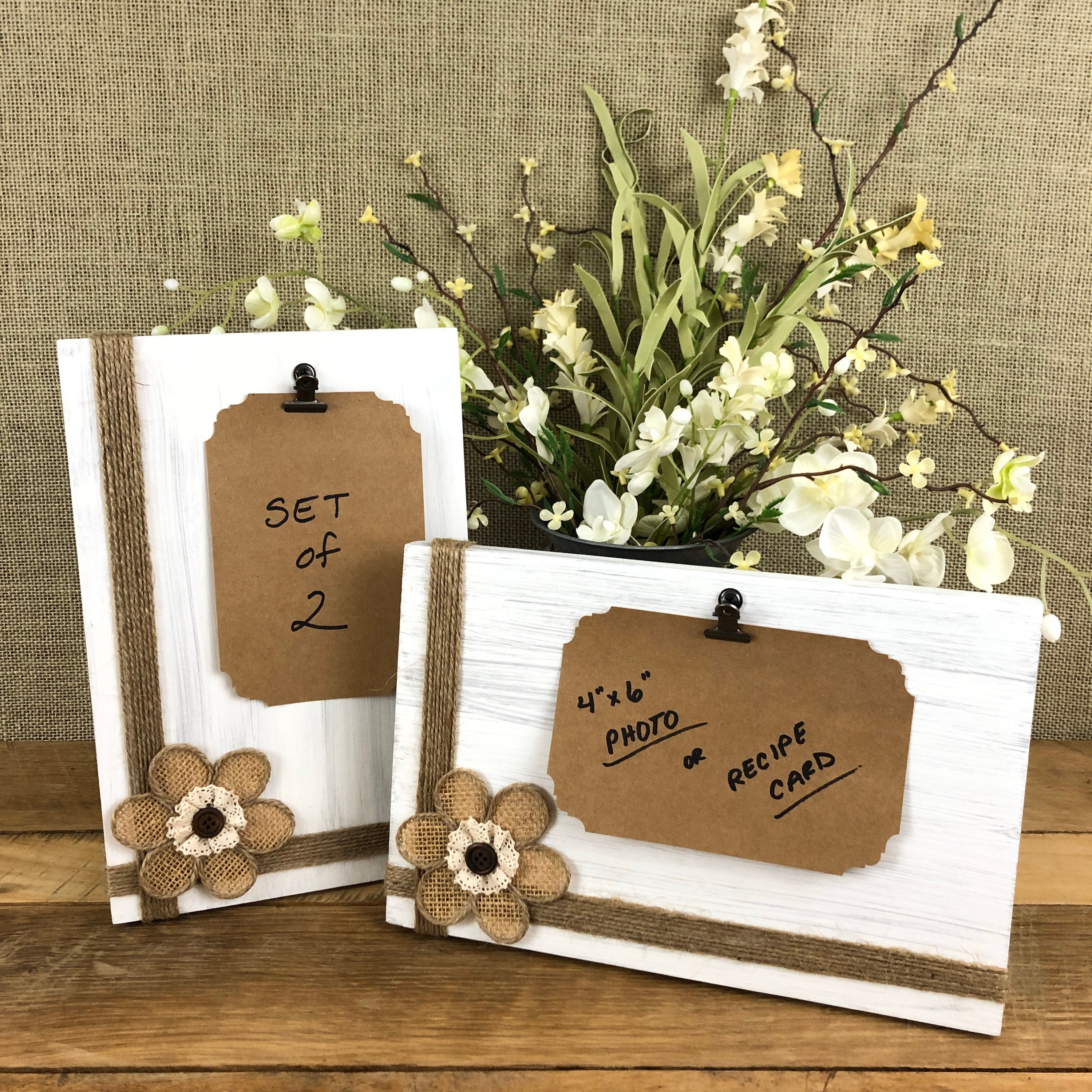 4x6 Picture Frame Gift Set Housewarming Gift Or Shower Gift Etsy