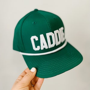 Caddie Uniform HAT that says CADDIE in adult and youth sizes tiger woods pga tour birthday halloween image 3