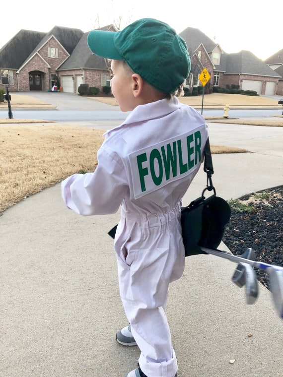 CADDIE UNIFORM CUSTOM Kids Golf Toddler Child Children Etsy