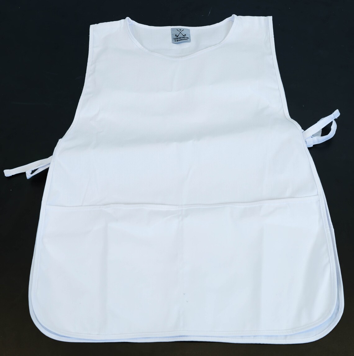 Golf Caddie Bib With Name Badge for Back of Caddy Bibs White Etsy