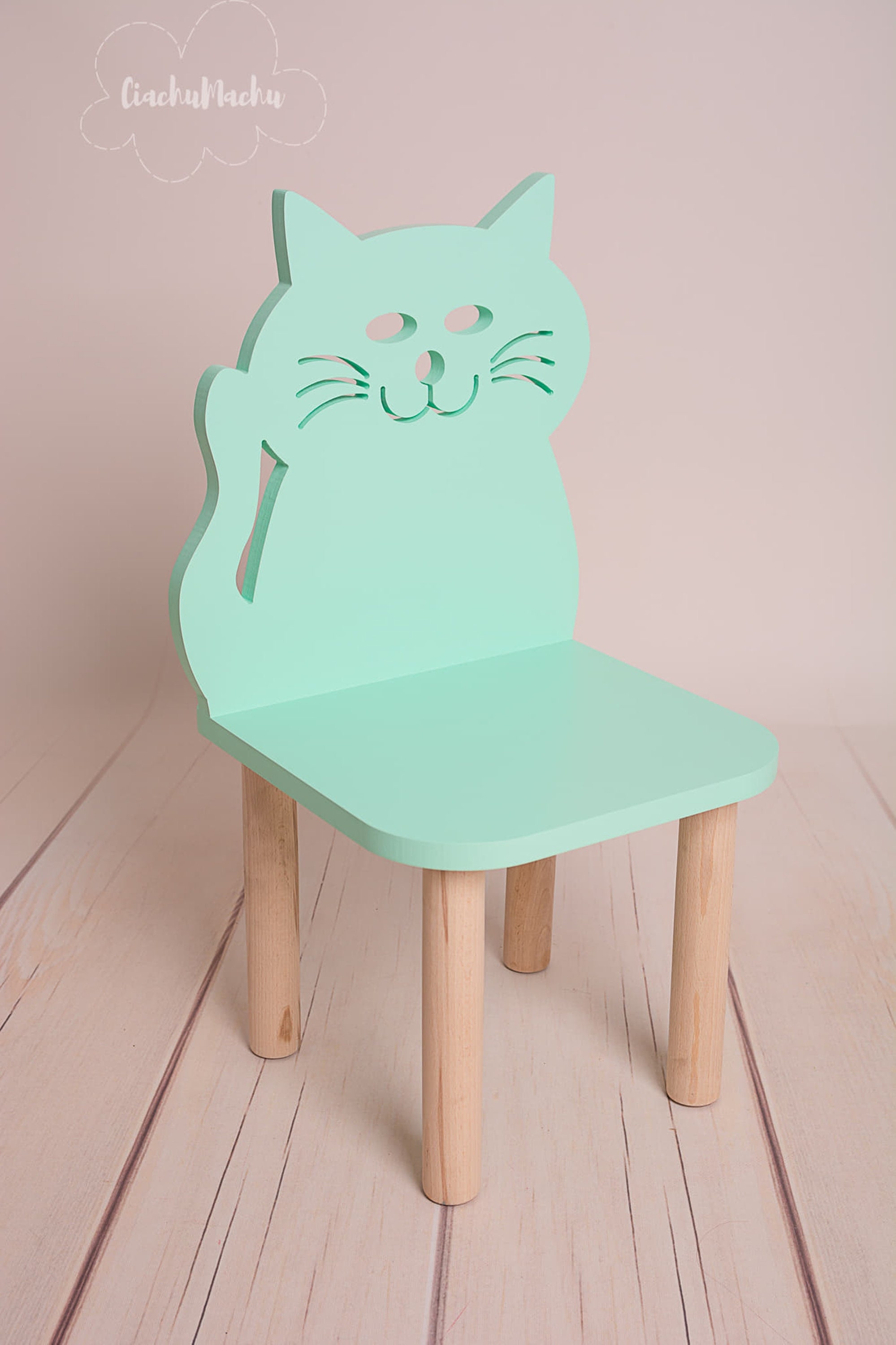 KITTY chair CAT Kids Furniture Toddler Gift Baby Toddler Etsy