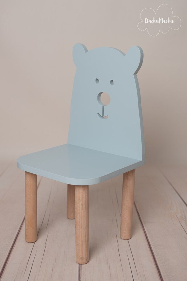 LITTLE BEAR chair Kids Furniture Toddler Gift Baby Etsy