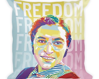 Rosa Parks Freedom Premium Throw Pillow
