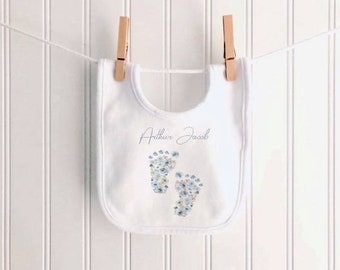 Personalised Baby Bib - Dribble Bib - Gifts for Baby - New Baby Gift