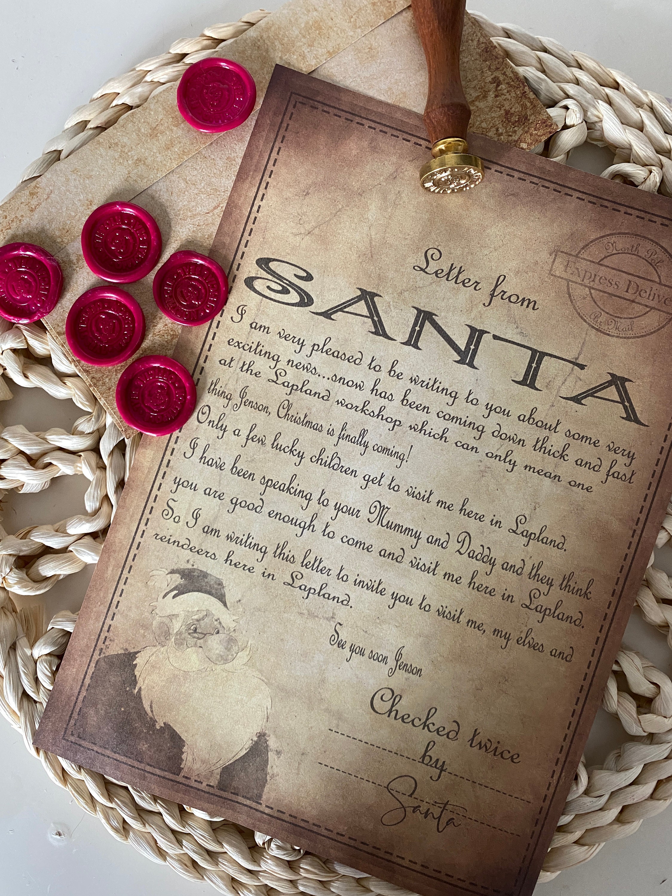Personalised Lapland Invitation From Santa Santa's Invite Etsy UK