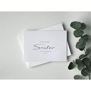 on my wedding day card forgeschwister, wedding day card, on my wedding day card for bruder, wedding day card, mam card