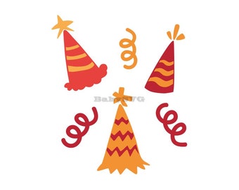 Birthday hat svg | Etsy