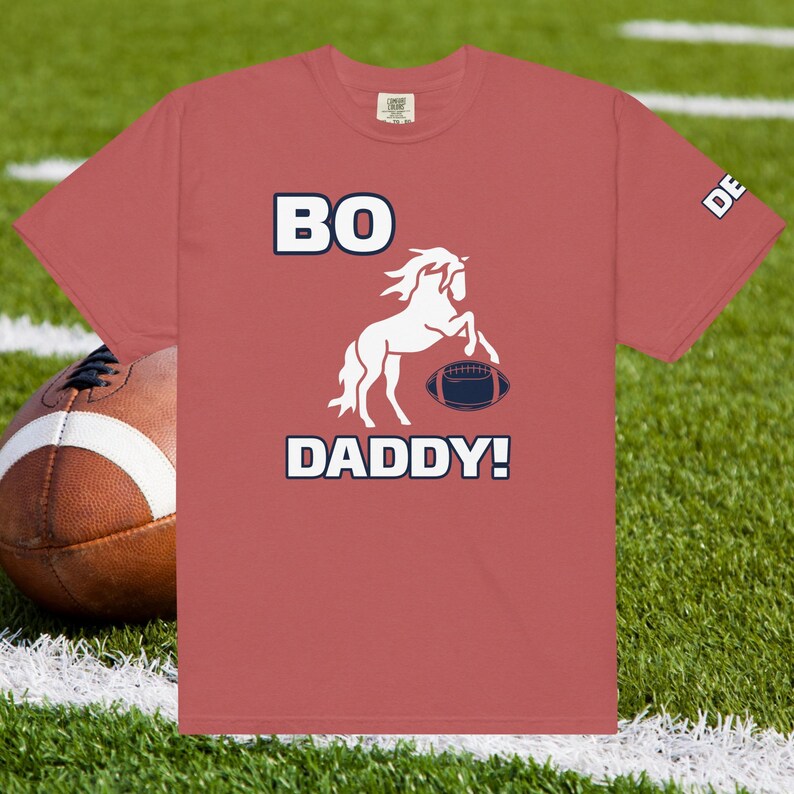 Denver Football T-Shirt (DB) Bo Nix Unisex heavyweight t-shirt