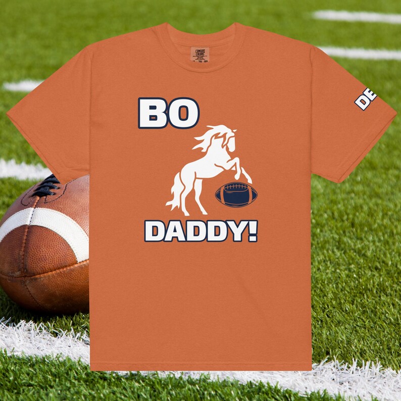 Denver Football T-Shirt (DB) Bo Nix Unisex heavyweight t-shirt