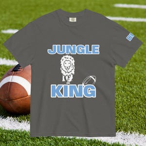 Detroit Football T-Shirt (DT) Jungle King Unisex heavyweight t-shirt