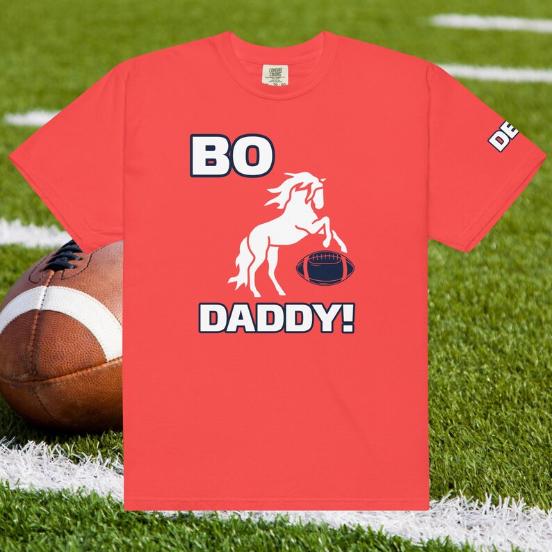 Denver Football T-Shirt (DB) Bo Nix Unisex heavyweight t-shirt
