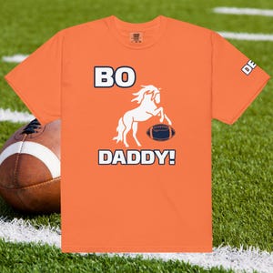 Denver Football T-Shirt (DB) Bo Nix Unisex heavyweight t-shirt