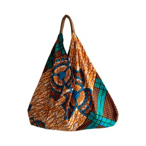 Sac origami original avec anse en cuir – Sac shopping et sac bandoulière coloré pour femme Cadeau parfait pour votre petite amie en été