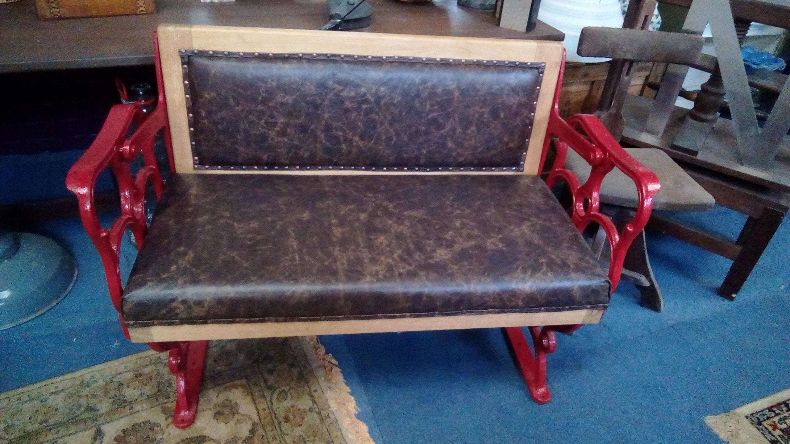 Rare early antique reversable railway / tram seat fully Etsy