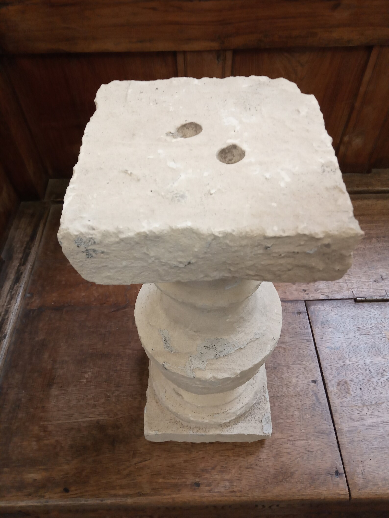 Reclaimed stone pillar. Etsy