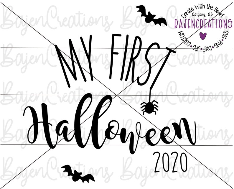 My First Halloween 2020 Svg Cut Files For Cricut And Etsy