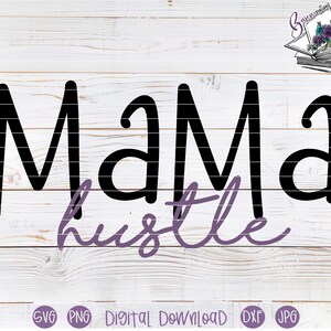 Archivos de corte SVG de mamá ajetreada para Cricut y Silhouette, nueva mamá, transferencia de imagen de vaso de sublimación de acero inoxidable, camisa, suéter