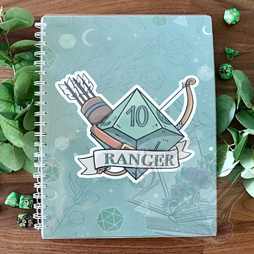 8.5 X 11 Handmade Spiral Notebook: Ranger Class | Campaign Journal ...