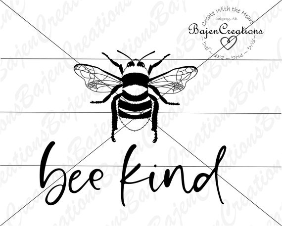 Download Free Bee Kind Svg Cut File For Silhouette And Cricut Pink Shirt Etsy SVG Cut Files