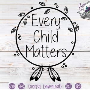 Archivos SVG y DXF de Every Child Matters, transferencia de hierro, día de la camiseta naranja, escuela