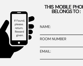 Lost Mobile Phone ID Card