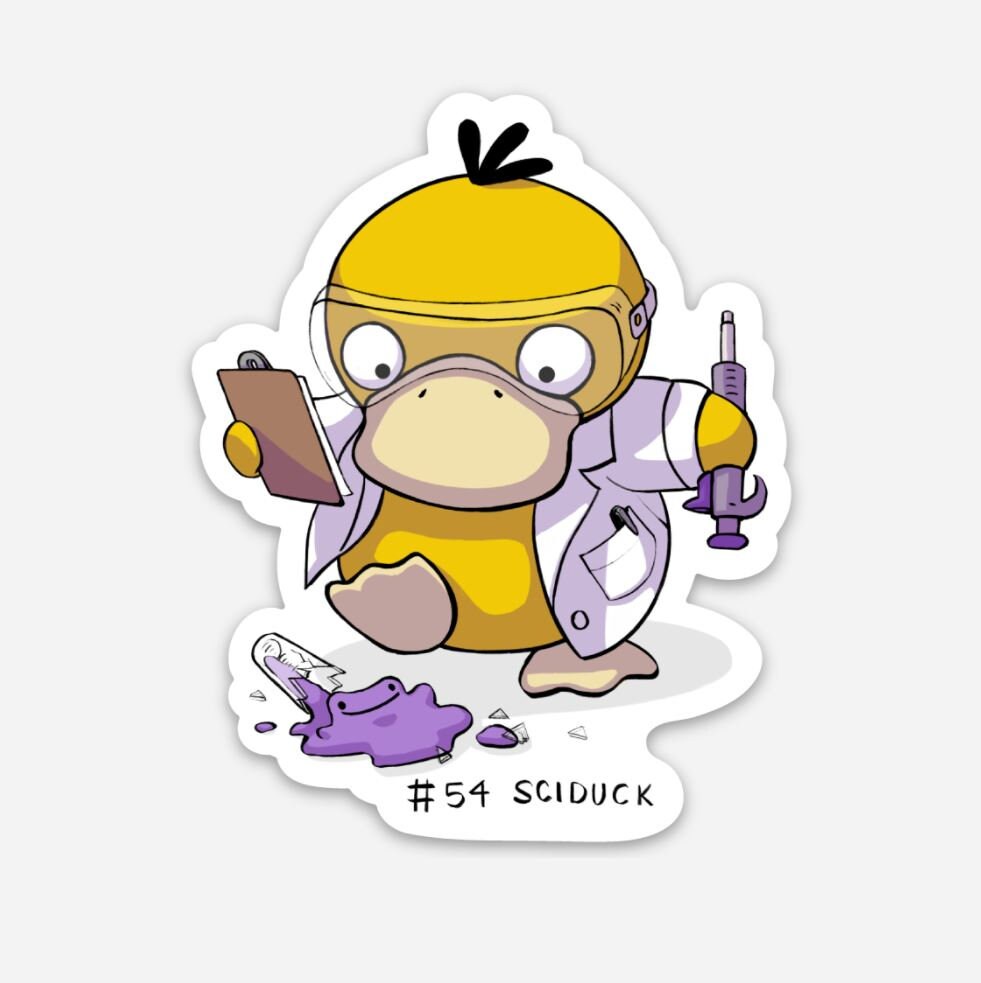 Small Sciduck Sticker