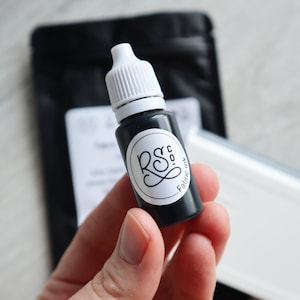 Encre textile pour tampons 20 ml - Tampon encreur textile lavable pour tampons