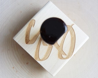 Custom Logo Rubber Stamp: Wood Stamp for Business