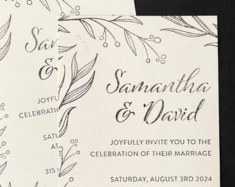 Custom Wedding Invitation Stamp for Jacque