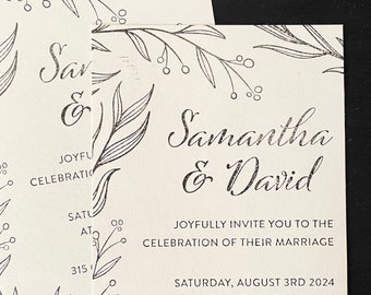 Wedding Invitation Stamp For DIY Wedding Invites