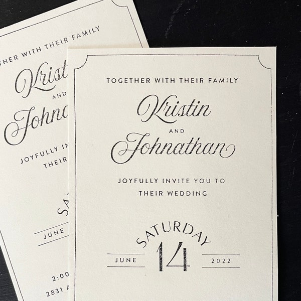 Wedding Invitation Stamp For DIY Wedding Invites
