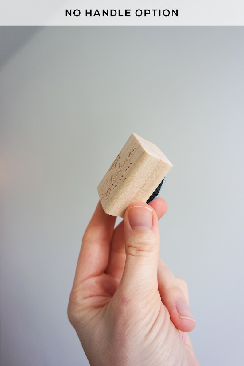 Hand Lettered Rubber Stamp Happy Mail Stamp DIY Shipping Packaging