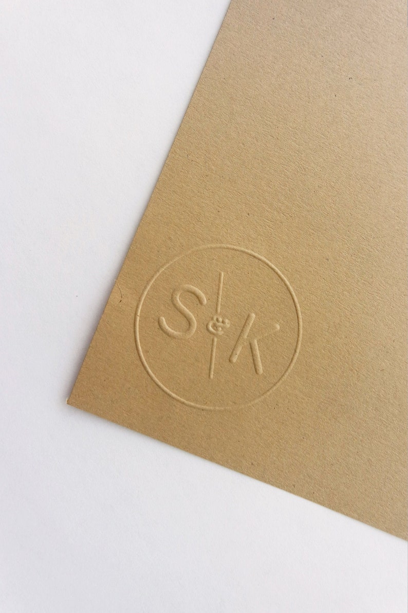 Custom Wedding Embossing Stamp Wedding Seal Custom Etsy