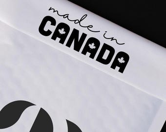 Made in Canada Stamp Support Canadian Rubber Stamp