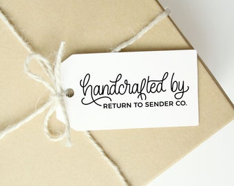 Custom Hand Crafted By Stamp - Calligraphy Name Stamp with Handle
