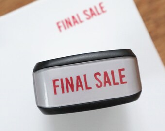 Final Sale Self Inking Stamp Red Ink Stamping Receipts