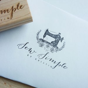 Logo Rubber Stamp Custom Logo Stamp from your Design or Logo Business Custom Stamp Custom Stamper image 8