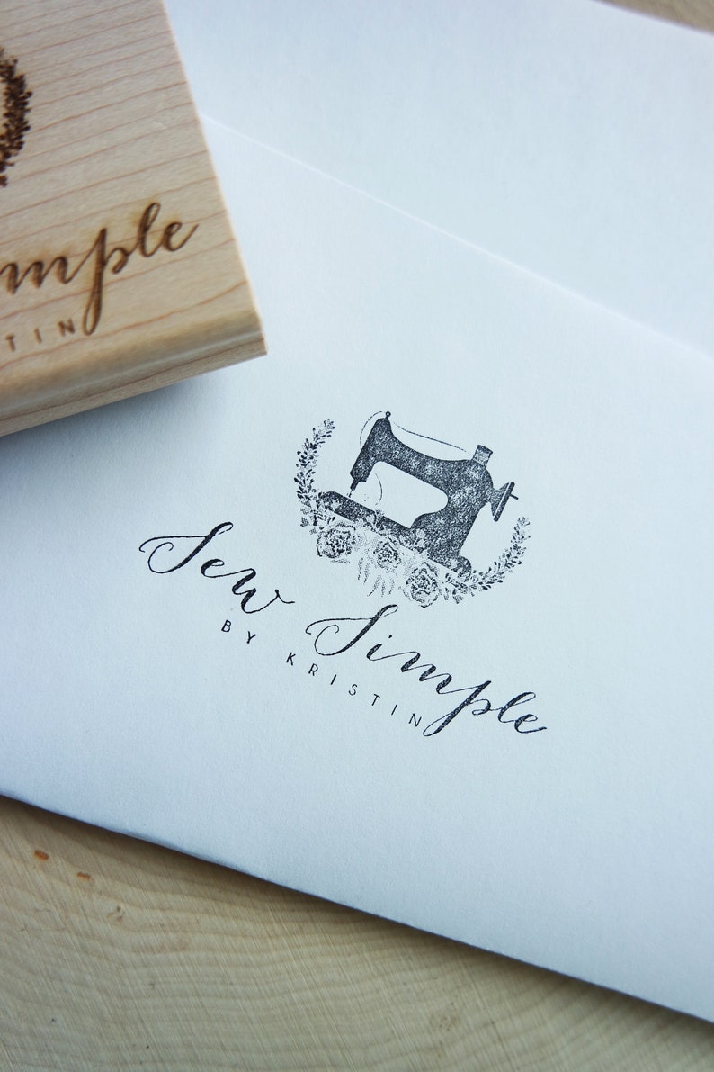 Logo Rubber Stamp Custom Logo Stamp from your Design or Logo Business Custom Stamp Custom Stamper image 8