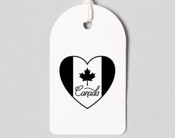 Made In Canada Support Local Canadian Rubber Stamp