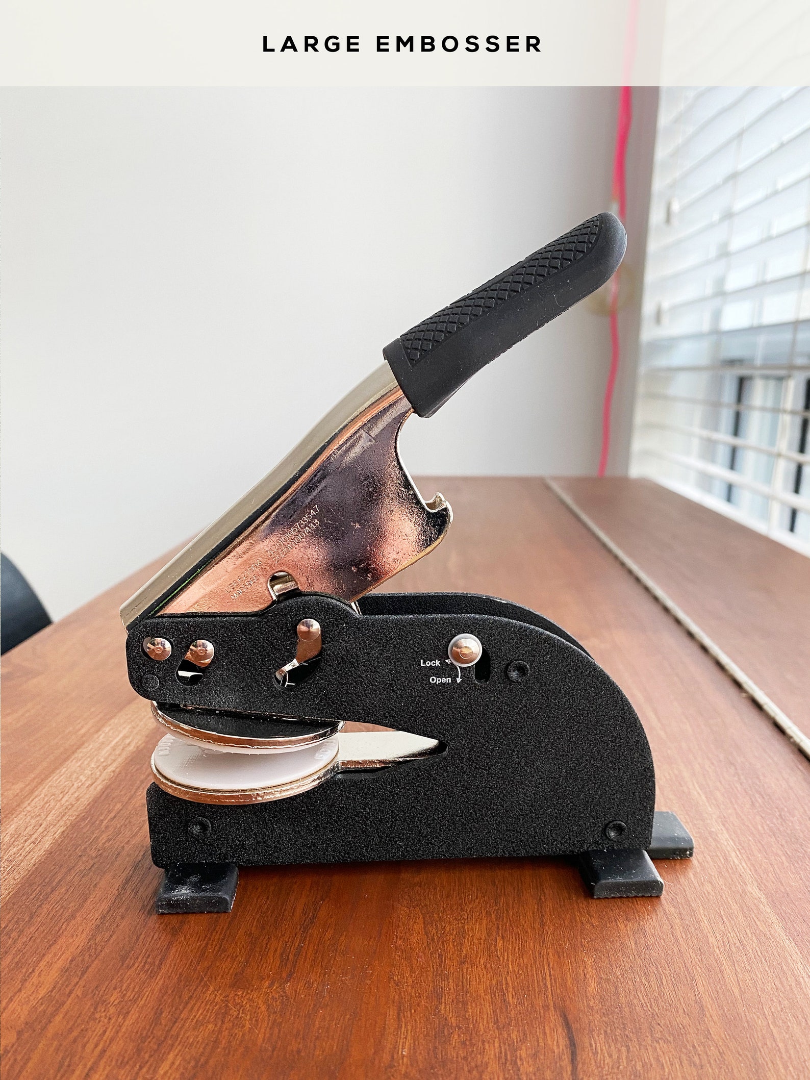 Custom Logo Embossing Stamp Hand Held Logo Embosser Custom Etsy