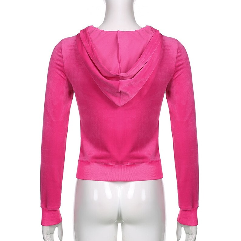 Y2K Pink/green Velvet Hoodie & Joggers Co Ord Etsy