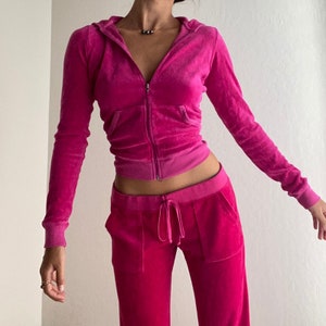 Optage hånd Stewart ø Y2K Pink/green Velvet Hoodie & Joggers Co Ord - Etsy Israel