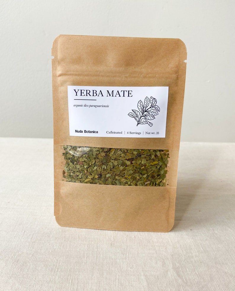 Organic Yerba Mate Tea Herbal Loose Leaf Tea Invigorating Etsy