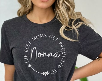 Nonna Shirt, Nonna Gifts, Holiday Gift for Nonna, Nonna T Shirt, Gift for Grandma, Mother's Day Gift for Nonna, Gift From Grandkids,Mom Gift