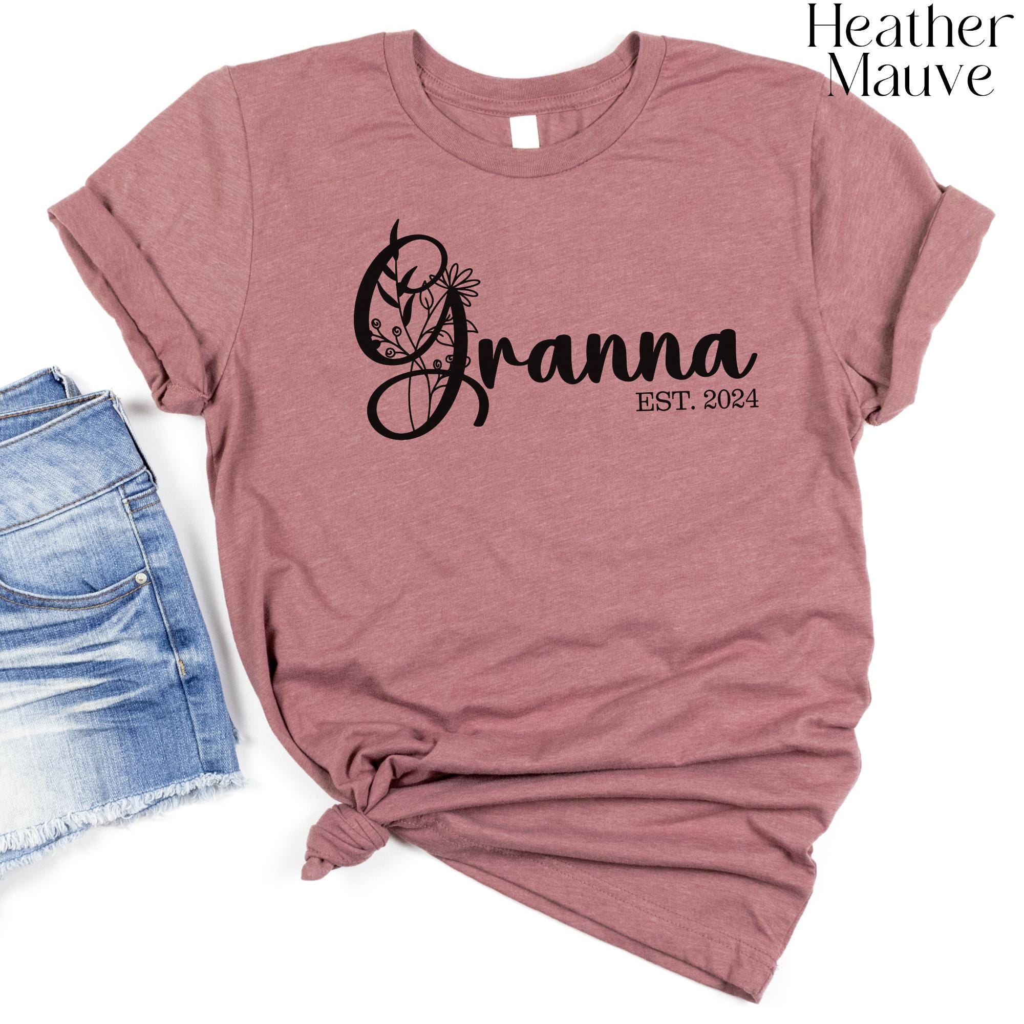 Floral Granna Shirt, Granna Gifts, Mothers Day Gift for Granna, Boho Grandma Shirt, Granna T Shirt, Grandma To Be Gift, New Grandma Shirt