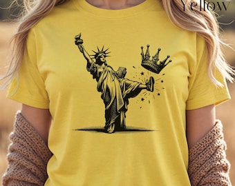 No Kings Shirt, Statue of Liberty, Anti Trump, Anti-Trump, Protest Shirt, Liberal Tshirt, Democrat T Shirt, Anti Fascism, Democracy Tee