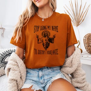 Funny Jesus Shirt, Christian Shirt, Liberal Shirt, Jesus Was A Liberal, Anti Trump Shirt, Atheist Shirt, Anti Christian Shirt,Anti-Christian Autumn